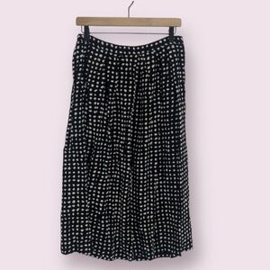 Polka Vintage Straight Midi Classy Work Business Chic Girly Dot Artsy Hip Skirt